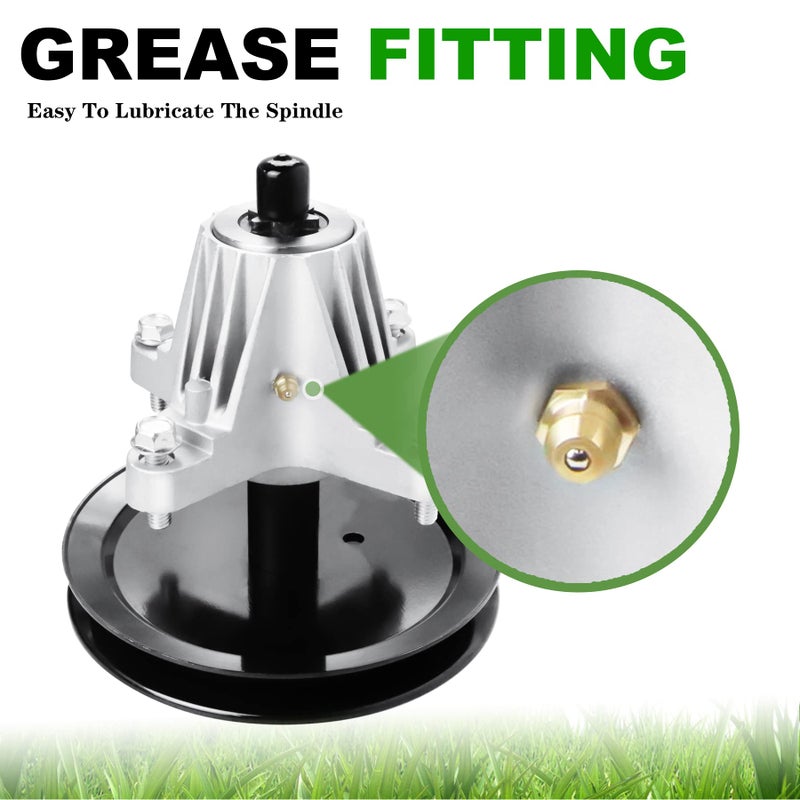 AEagle 46"" Mower Deck Rebuild Kit Spindle Pulley Idler Belt 918-04636 918-04636A 918-04865 918-04865A 618-04636 618-04636A 618-04865 618-04865A for Cub Cadet MTD Troy Bilt Craftsman LTX1045 LTX1046 - Image 2